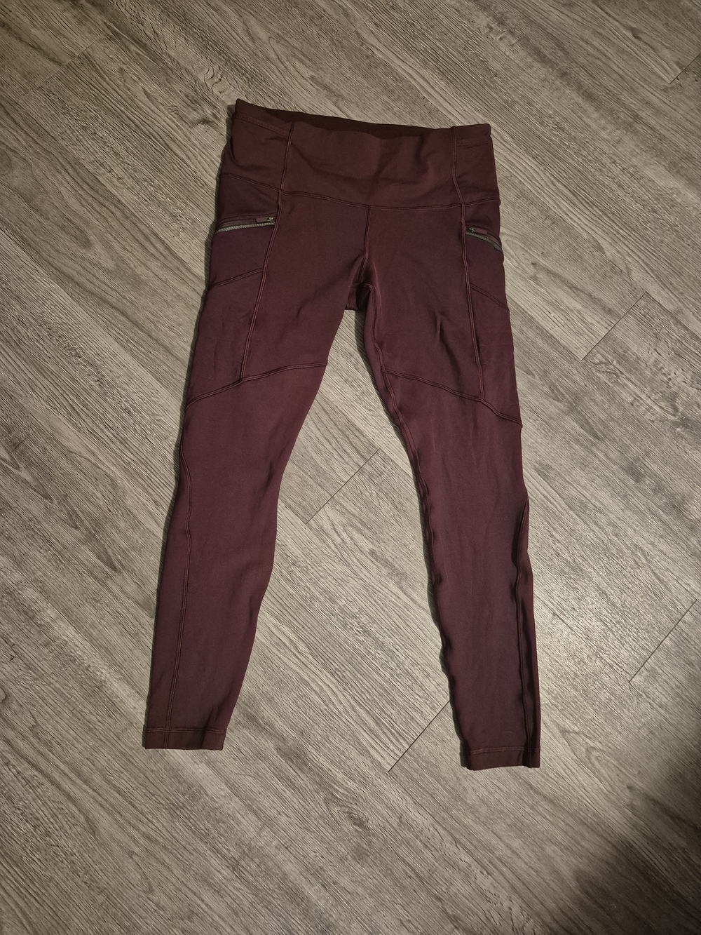 Lululemon Leggings With Side Zipper